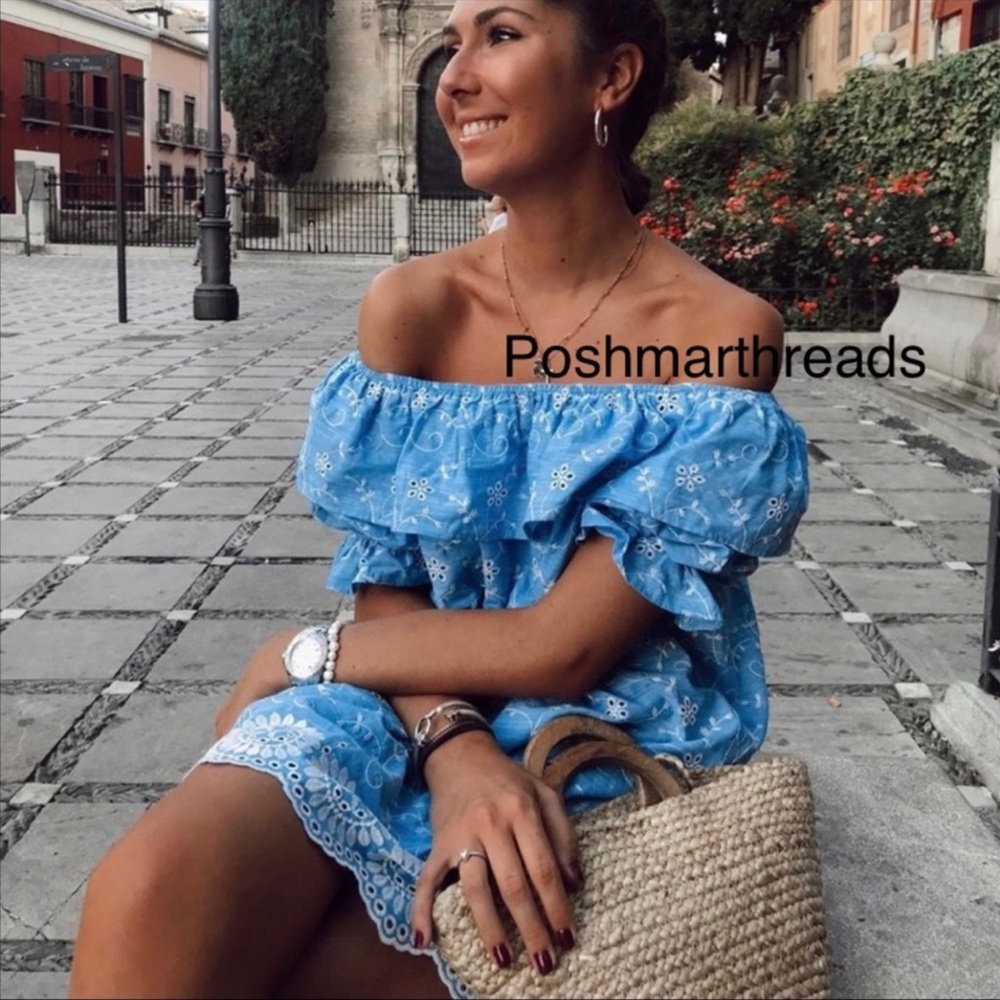 Zara bloggers fave eyelet romper
